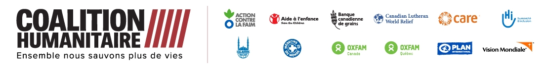 logo des 12 membres de la coalition humanitaire